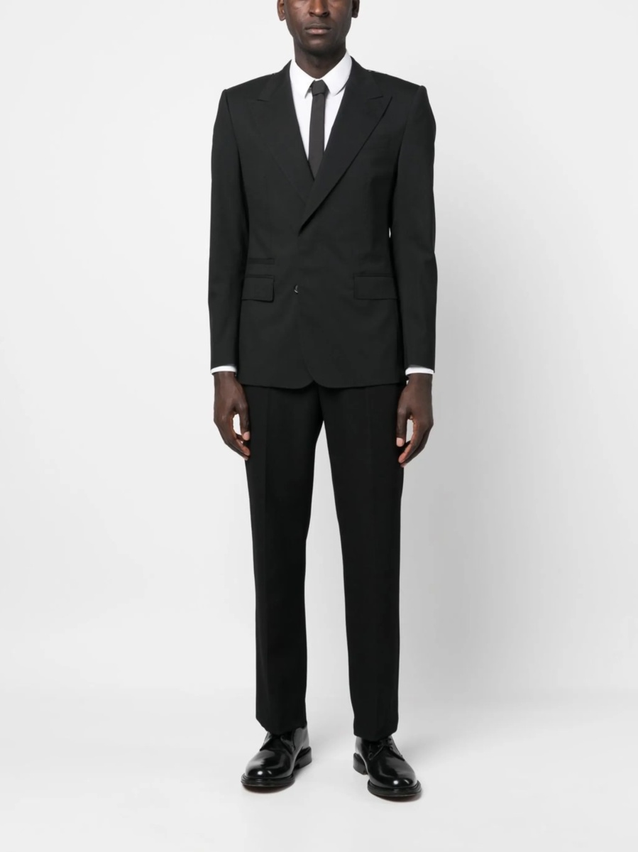 Sacou Dolce &amp; Gabbana negru din elastan si lana - Img 2