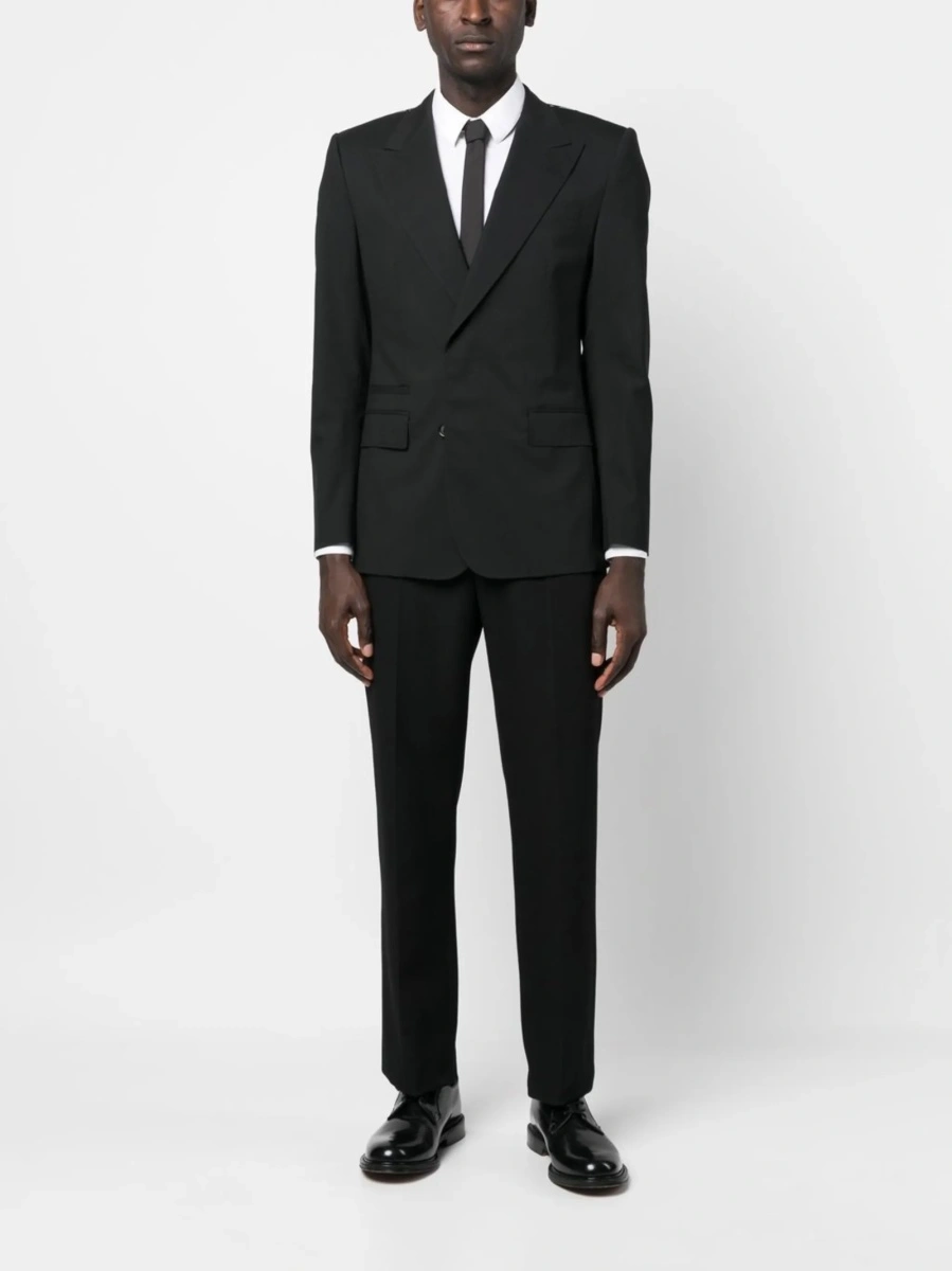 Sacou Dolce &amp; Gabbana negru din elastan si lana - Img 2