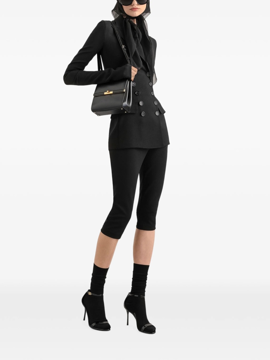Sacou Dolce &amp; Gabbana negru din lana si elastan - Img 2