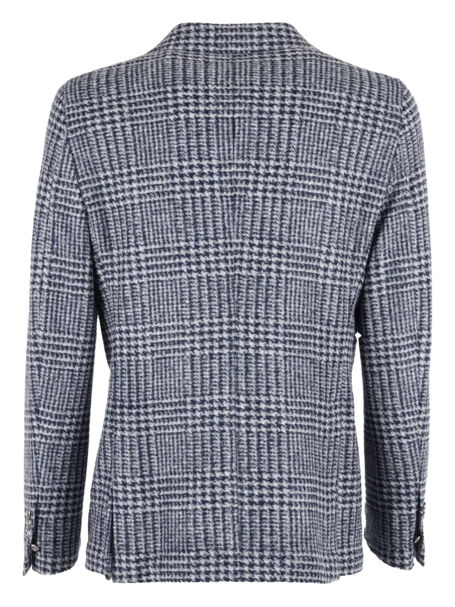 Sacou elegant BRERAS MILANO albastru din polyester si acrilic - Img 2