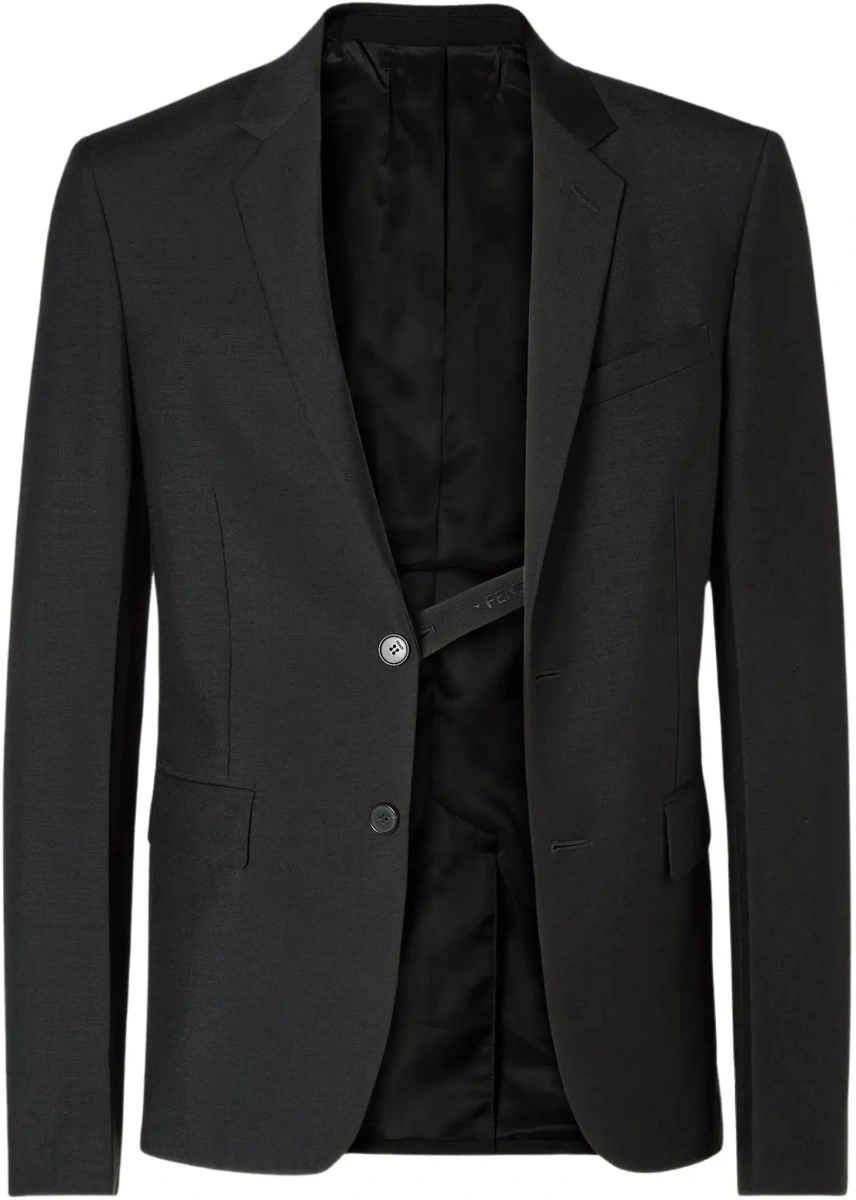 Sacou Fendi negru din mohair - Img 7