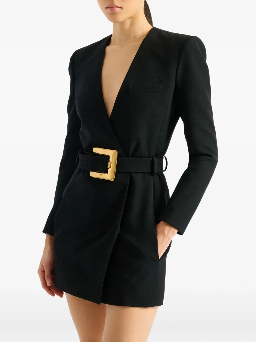 Sacou Grain de poudre Blazer with belt - Img 7
