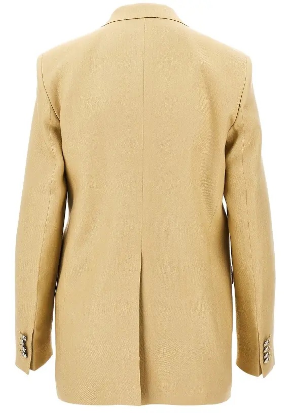 Sacou 'Jasmine' double-breasted linen jacket - Img 3