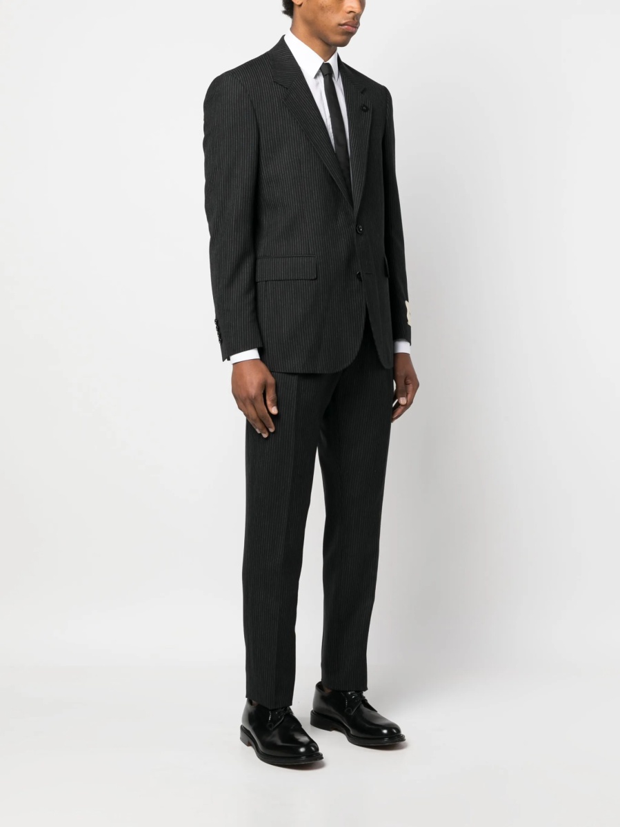Sacou Lardini negru din lana - Img 3