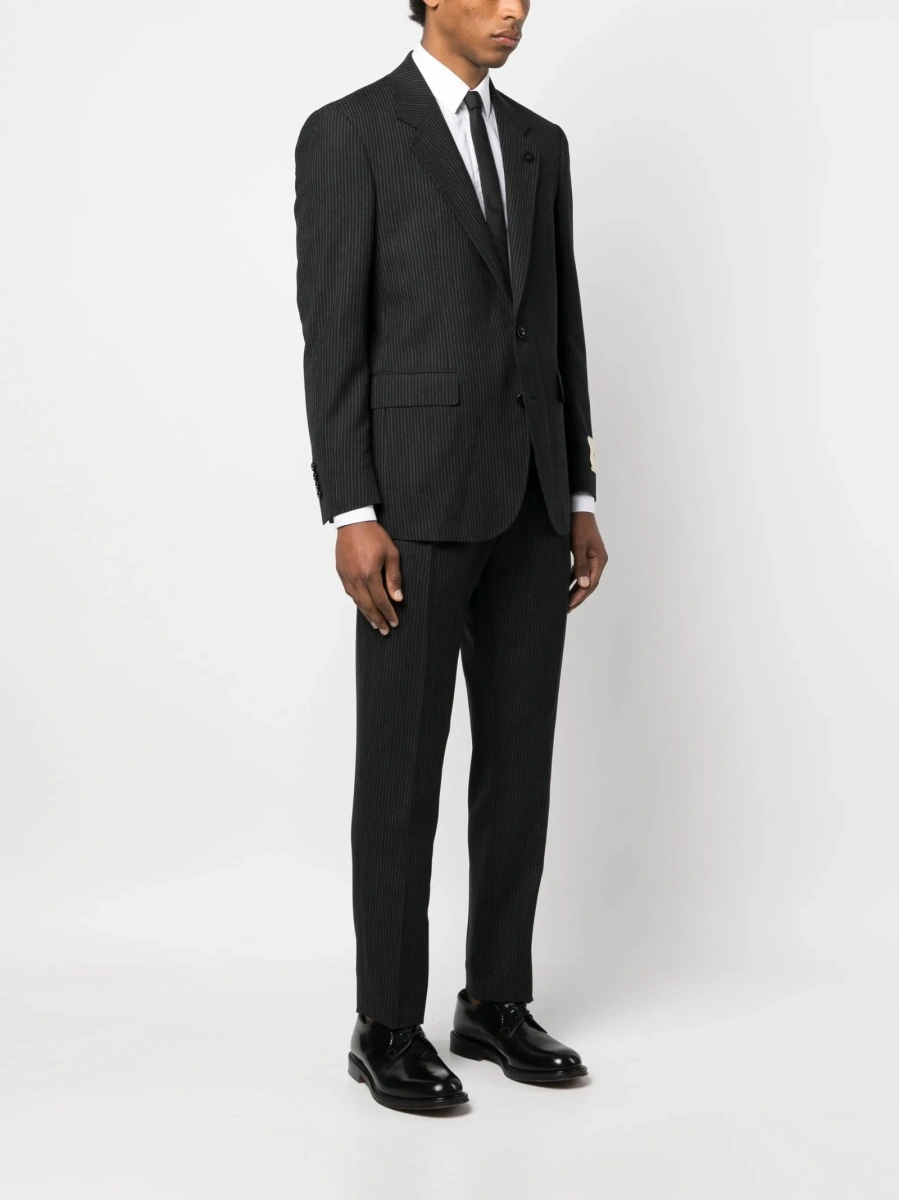Sacou Lardini negru din lana - Img 3