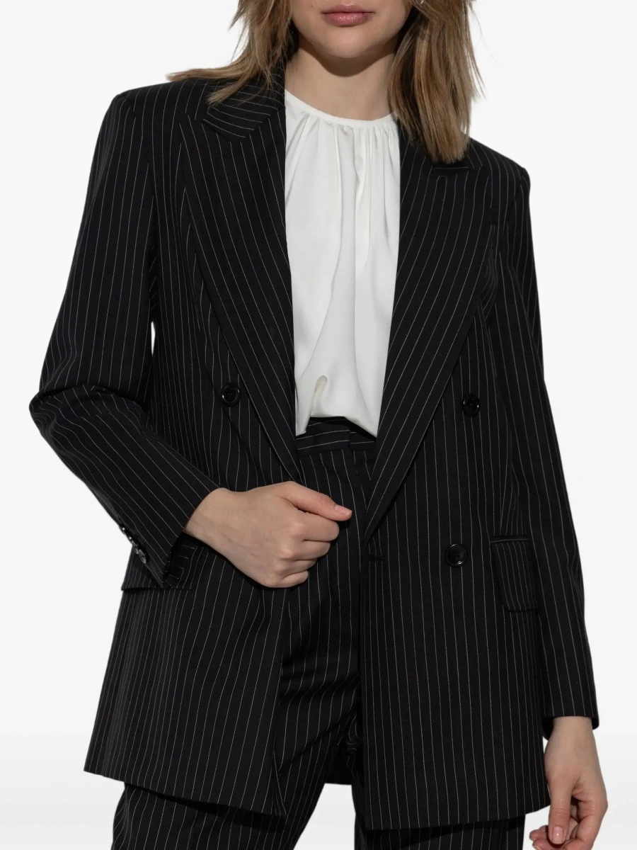 Sacou Max Mara negru din lana - Img 4