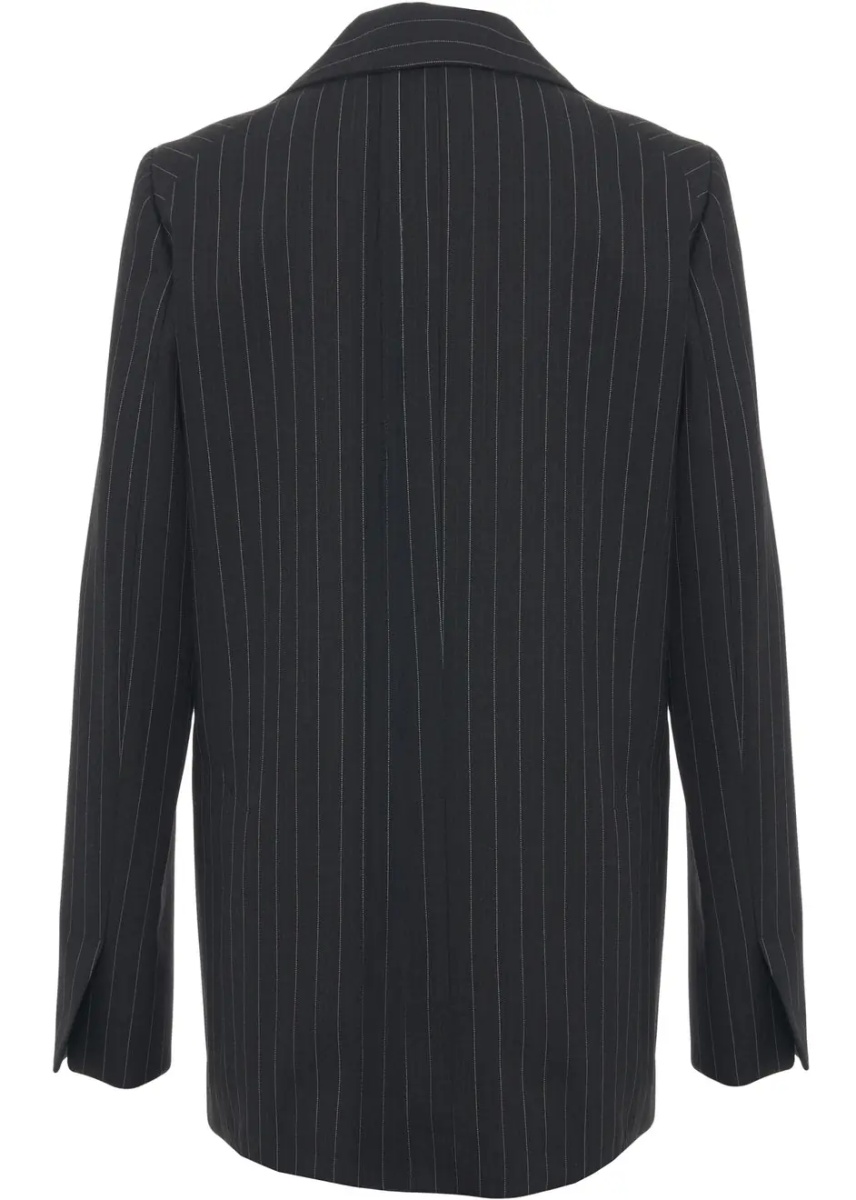 Sacou Pinstripe single-breasted blazer - Img 3
