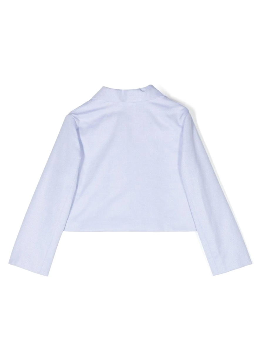 Sacou SIMONETTA albastru din bumbac - Img 2