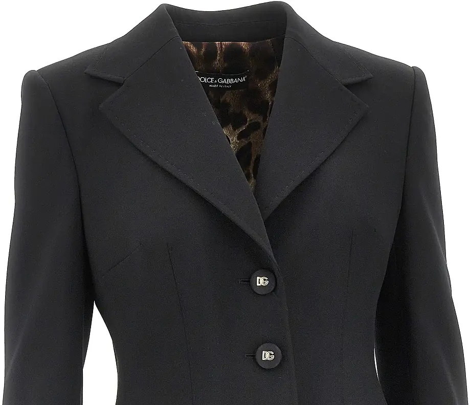 Sacou Slim Fit gabardine single-breasted jacket - Img 2