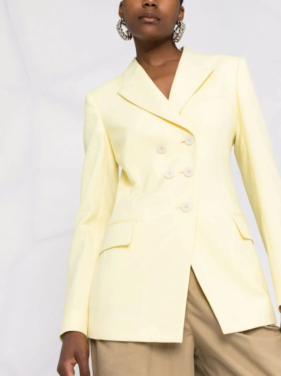 Sacou Stella McCartney galben din bumbac - Img 5