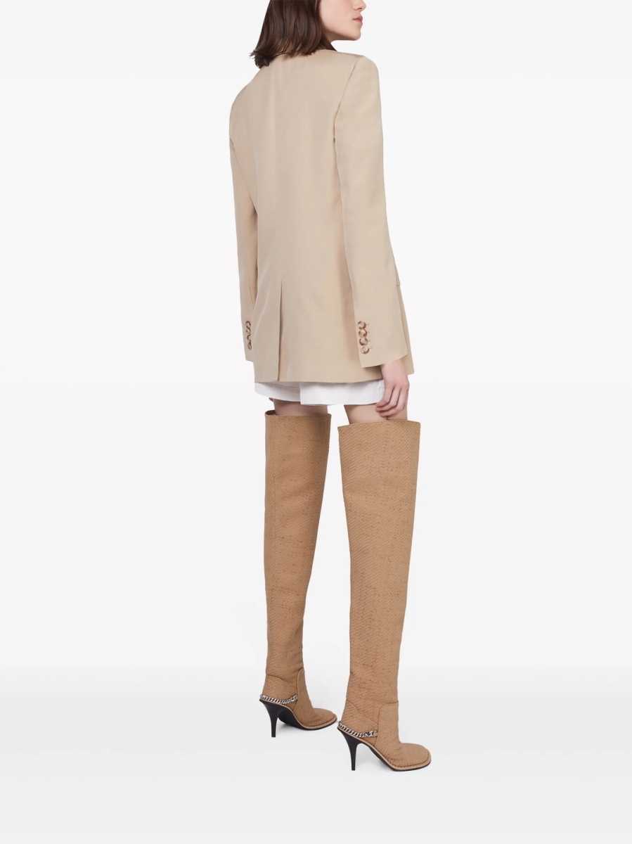 Sacou Stella McCartney neutru din vascoza - Img 3