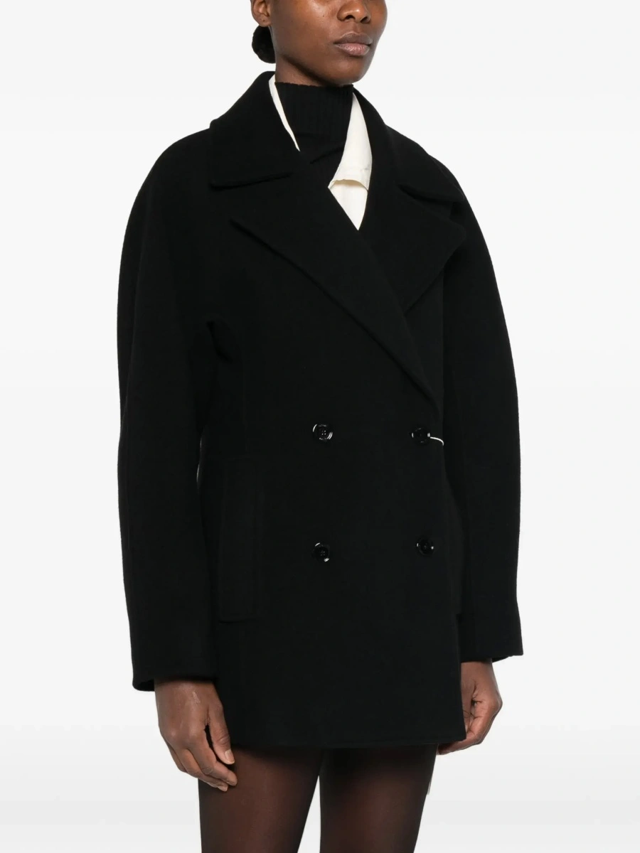 Sacou TOTEME negru din lana - Img 5