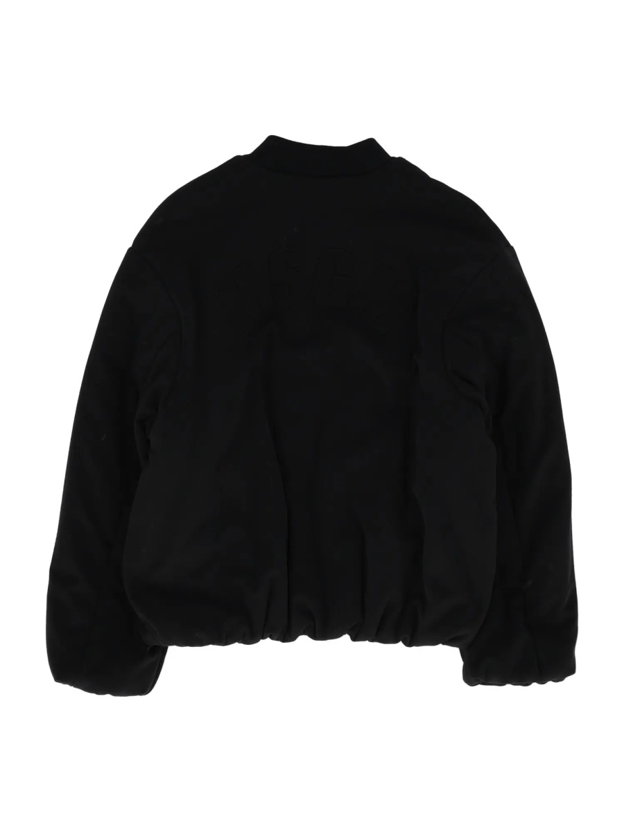 Sacou WOOL GABARDINE OVER BLAZER GIRL NERO/BLA - Img 2