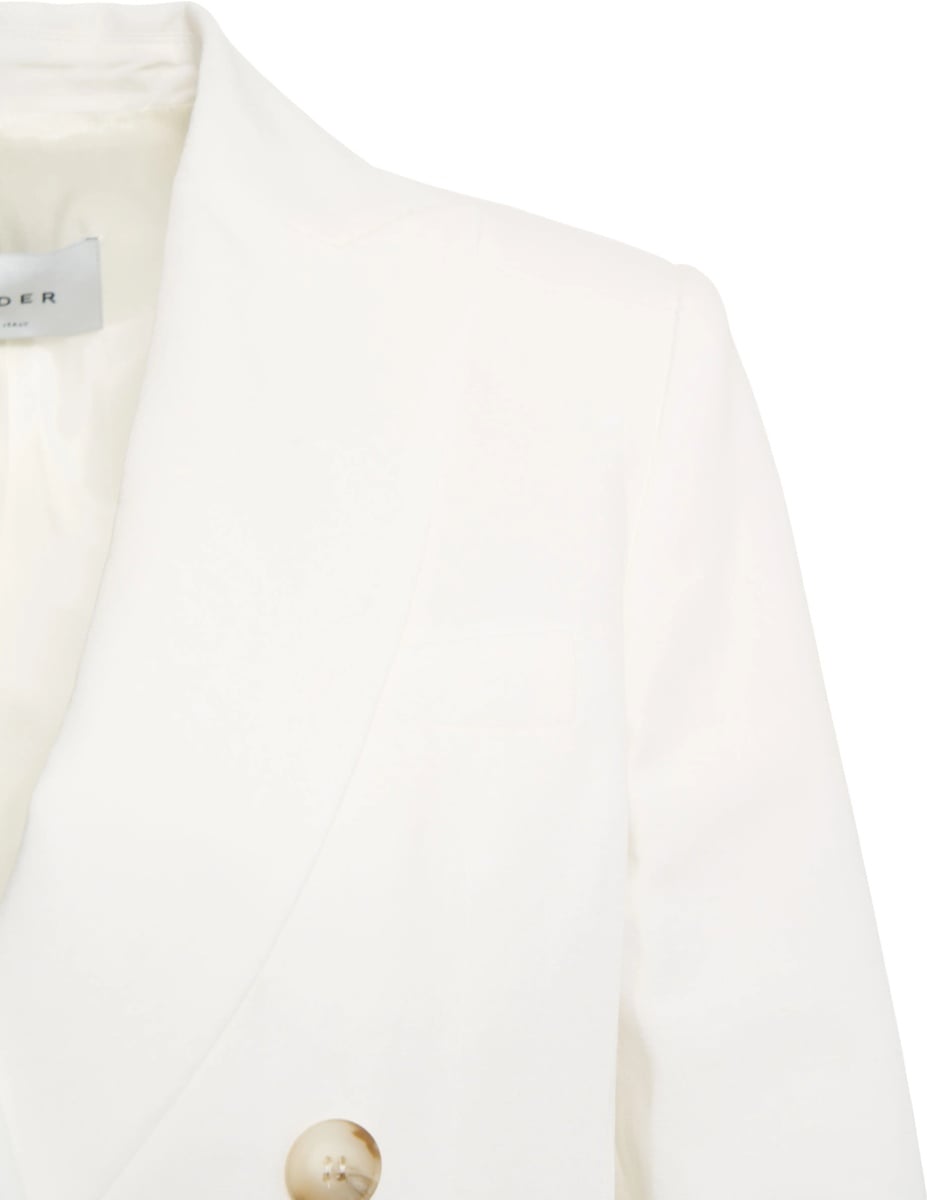 Sacouri Double-breasted blazer in linen blend - Img 4