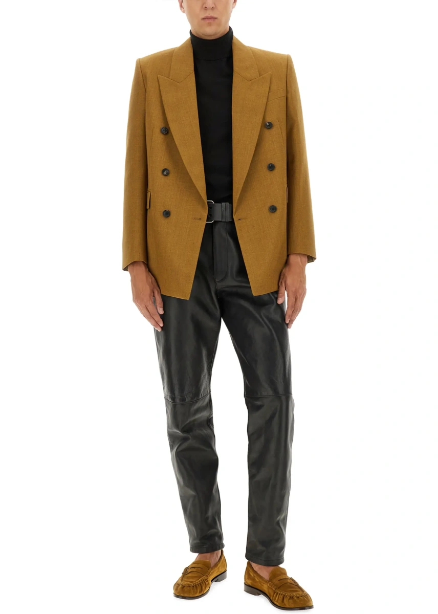 Sacouri Double-Breasted Wool Jacket - Img 2