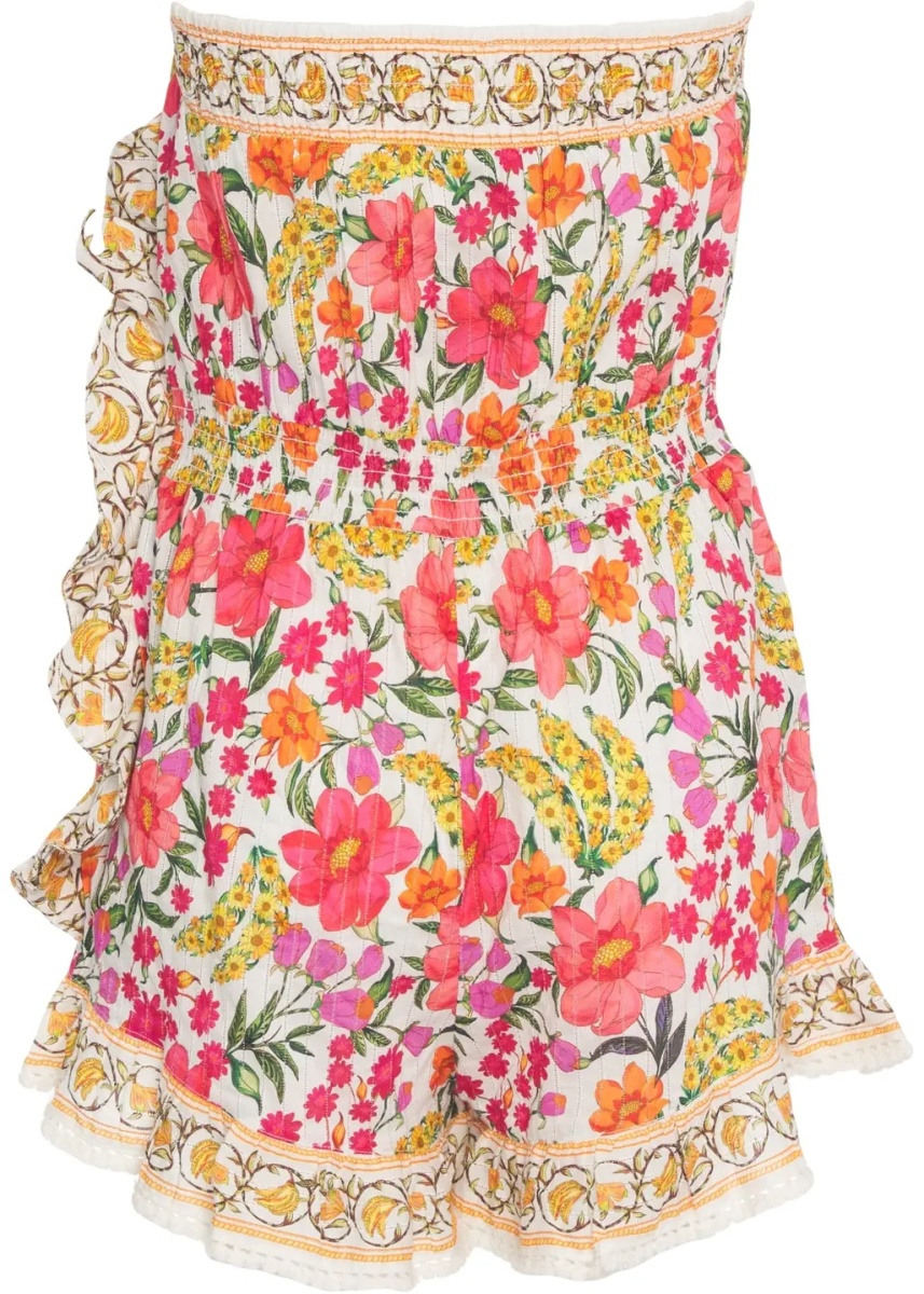 Salopete Jumpsuit with floral pattern - Img 3