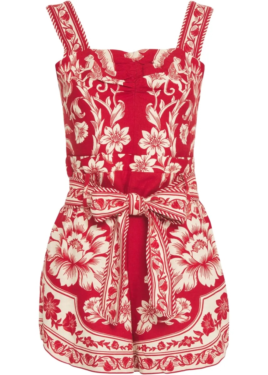 Salopete Jumpsuit with floral pattern - Img 2