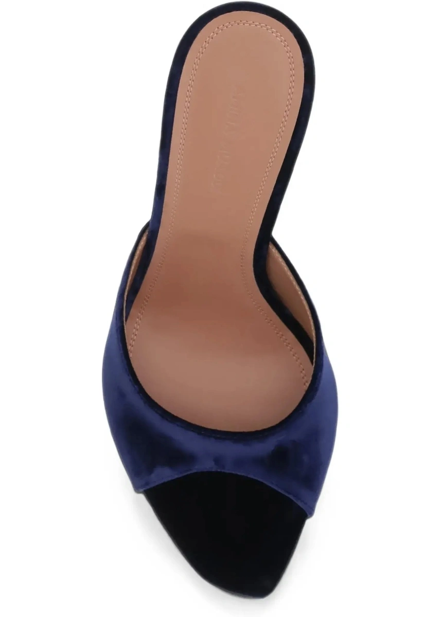 Sandale AMINA MUADDI multicolor din catifea - Img 7