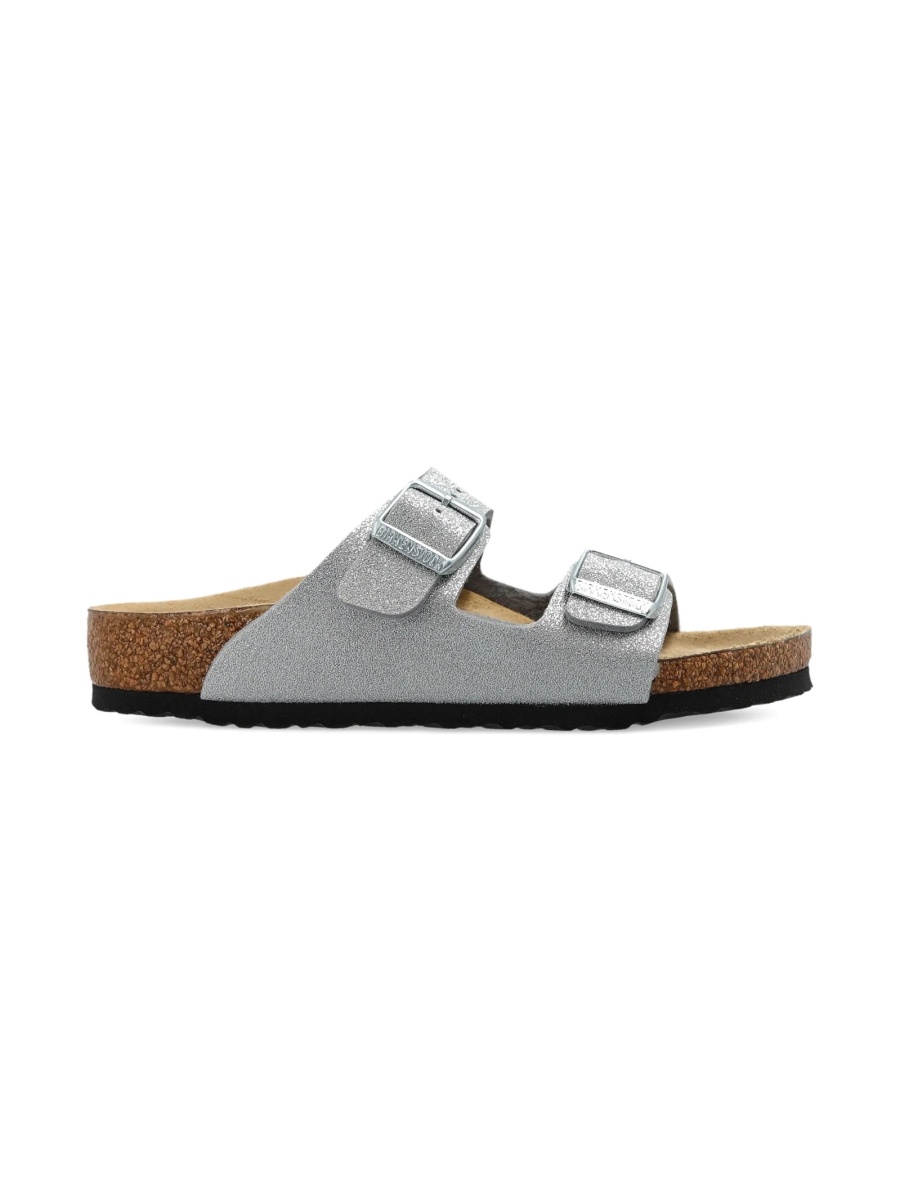 Sandale Birkenstock argintii din acetat de polietilen vinil (peva) - Img 2