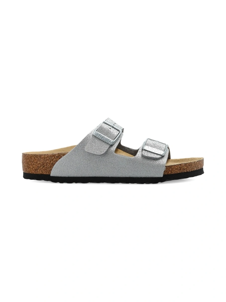Sandale Birkenstock argintii din acetat de polietilen vinil (peva) - Img 2