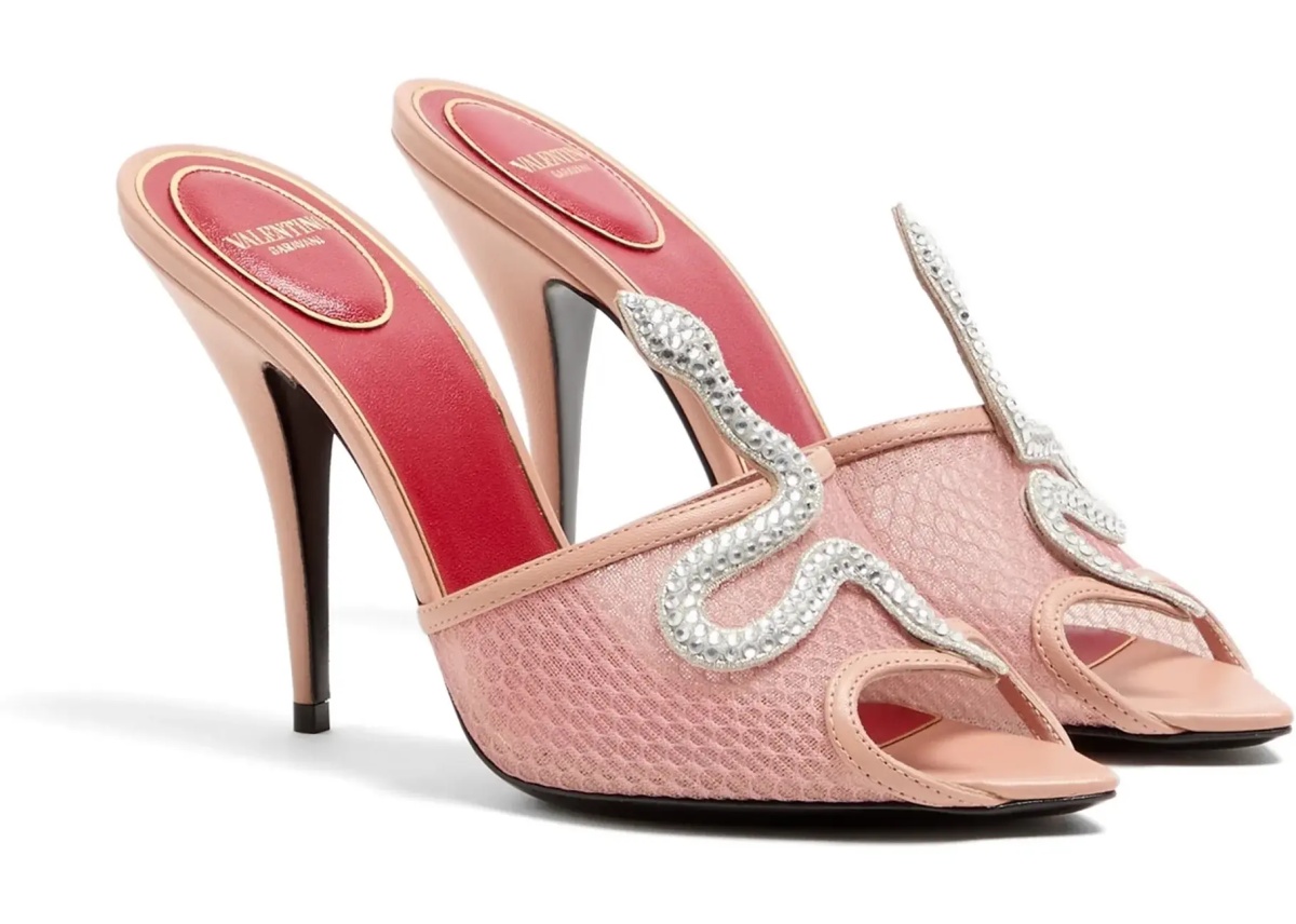Sandale Coeur Vipère Sandals with mesh - Img 4