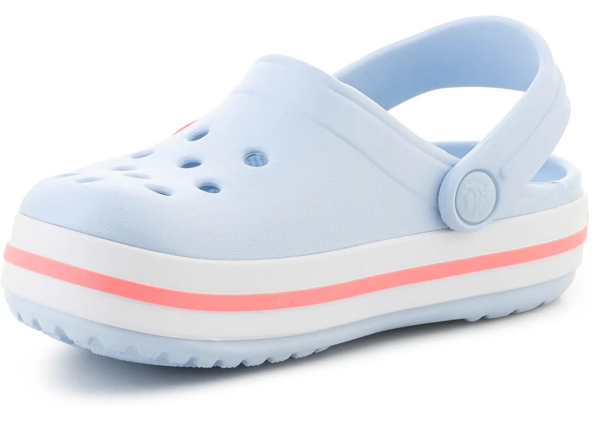 Sandale CROCBAND KIDS CLOG T BLUE FROST/GUAVA - Img 3