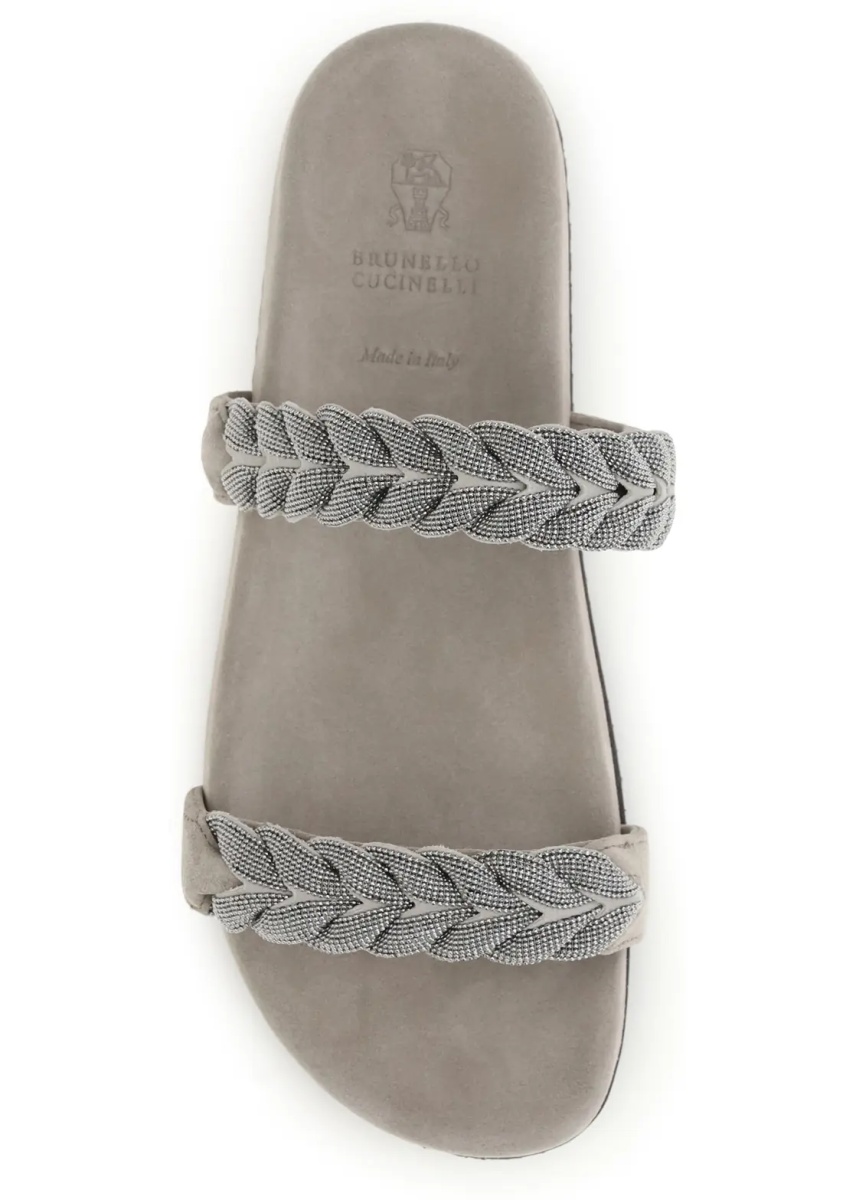 Sandale Laurel leaf monili-embellished Slides - Img 4