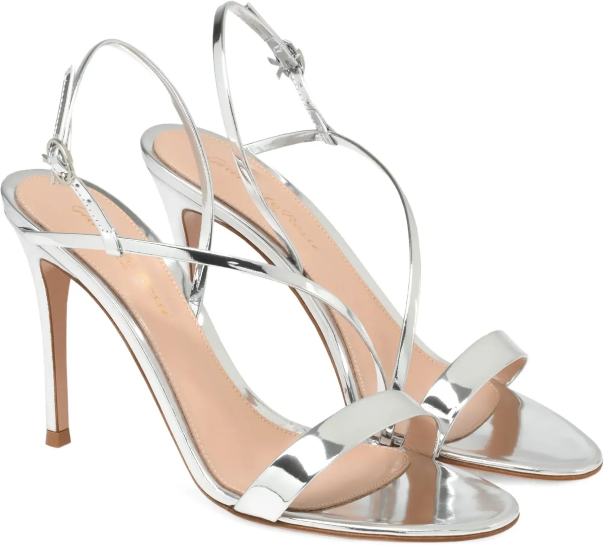 Sandale Manhattan metallic-effect leather Sandals - Img 5