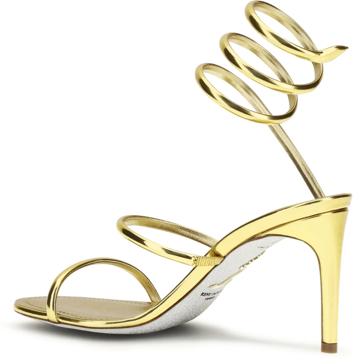 Sandale Metallic Cleo Sandals in leather - Img 3