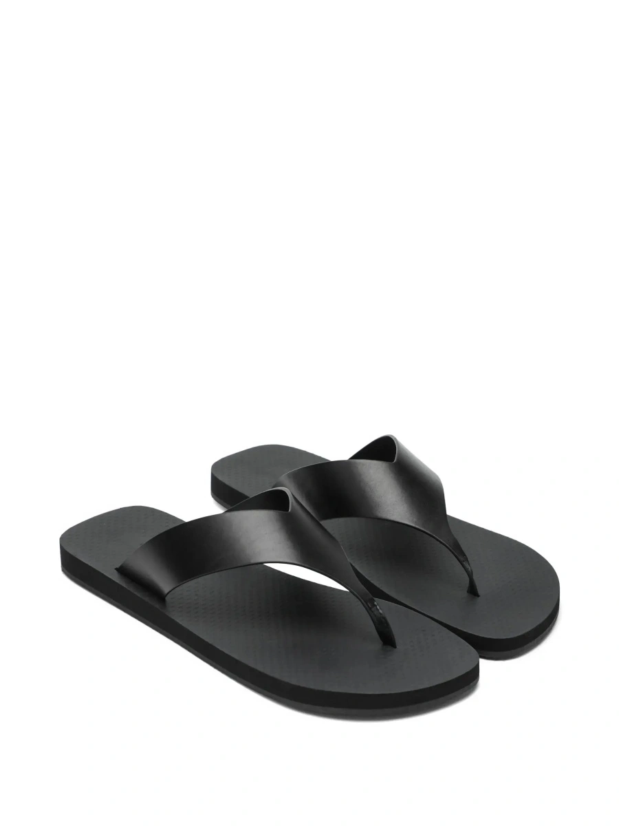 Sandale THE ROW negre din piele - Img 5