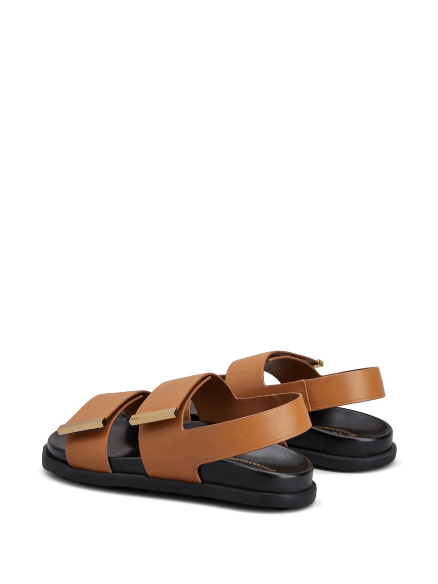 Sandale TOD'S maro din piele - Img 3