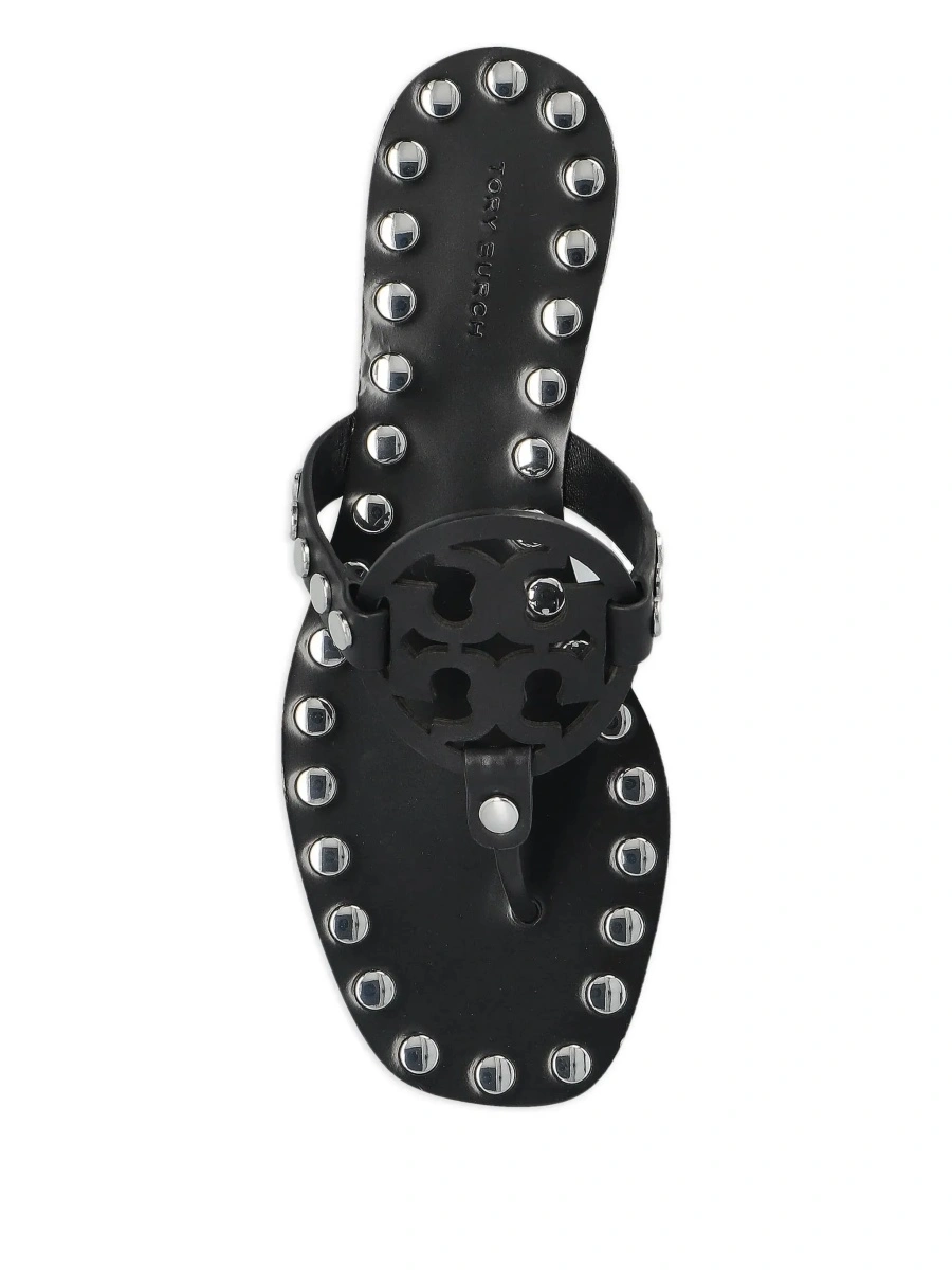 Sandale Tory Burch negre din piele - Img 6