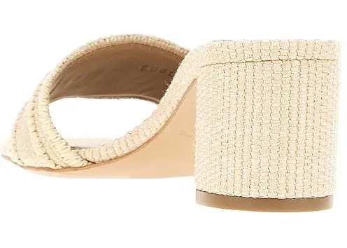 Sandale Woven raffia mules with EA logo - Img 3