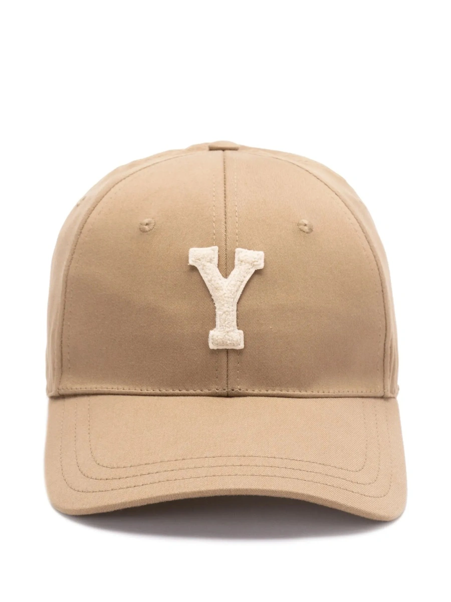Sapca Beige 'Logo' Baseball Cap with Logo Embroidery on the Front for Men - Img 7
