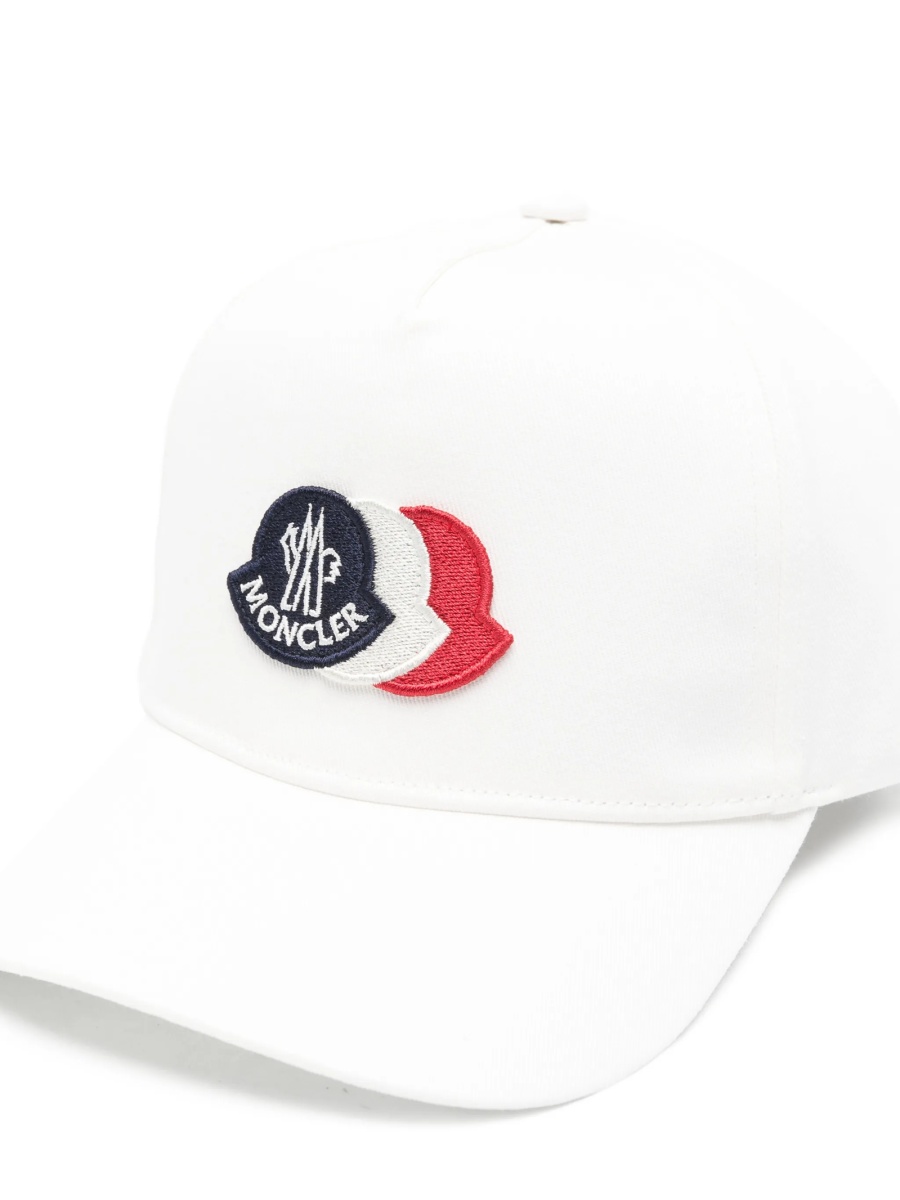 Sapca Moncler alba din bumbac - Img 3