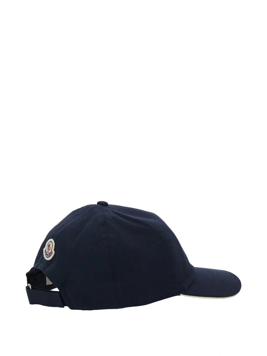 Sapca Moncler albastra din bumbac - Img 4
