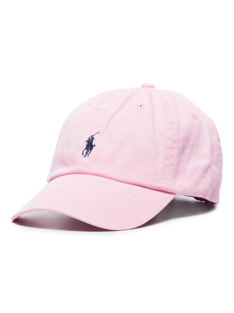 Sapca Ralph Lauren roz din bumbac - Img 5
