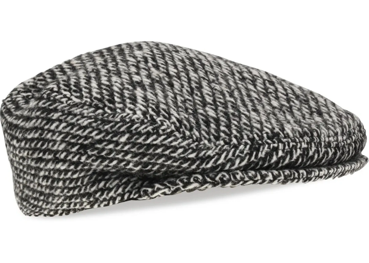 Sapca Wool-blend flecked Flat Cap - Img 2