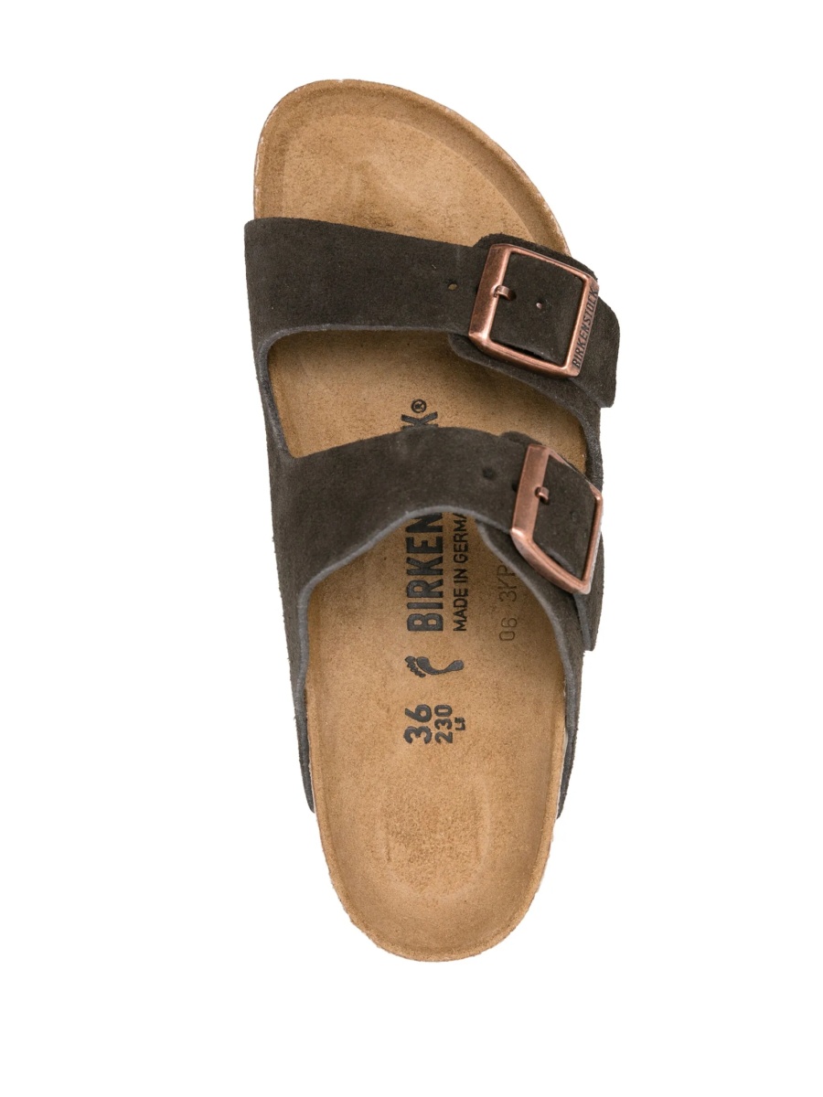 Slapi Birkenstock arizona maro din piele - Img 4