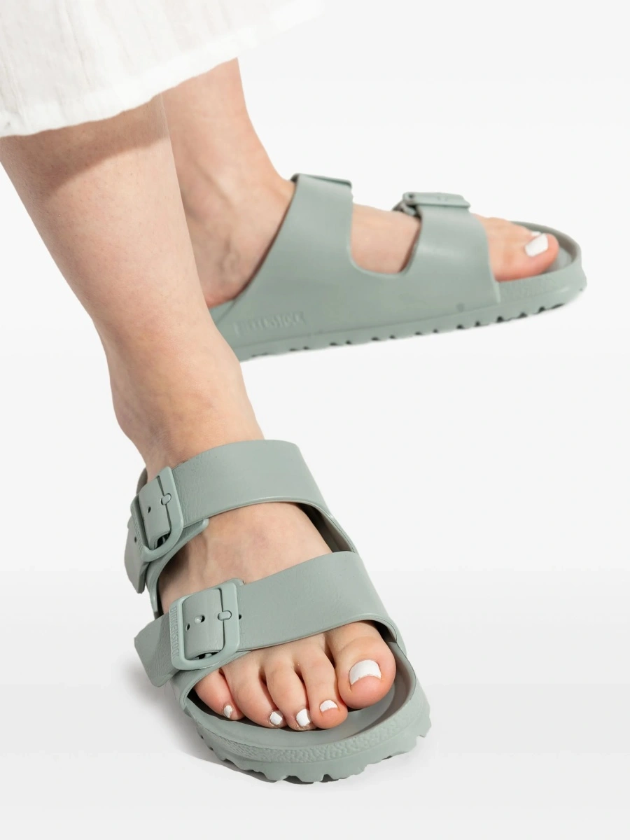 Slapi Birkenstock arizona verzi din acetat de polietilen vinil (peva) - Img 5