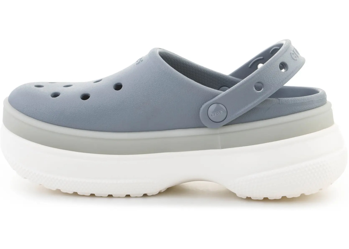 Slapi CLASSIC FROSTED STACKED CLOG CONCRETE - Img 4