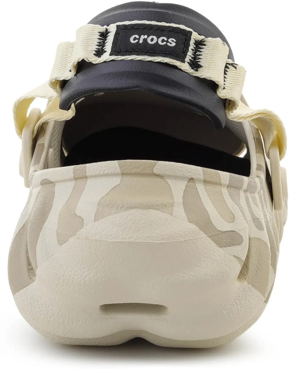 Slapi ECHO DUCK CAMO CLOG BONE/BLACK - Img 5