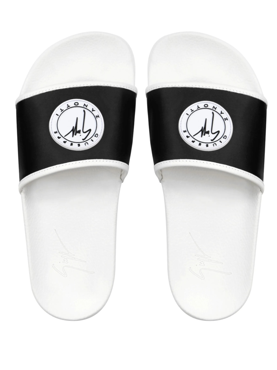 Slapi Giuseppe Zanotti Brett negri din satin - Img 4