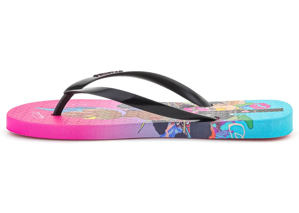 Slapi GRAFFITI V FEM PINK/BLACK/BLUE - Img 4