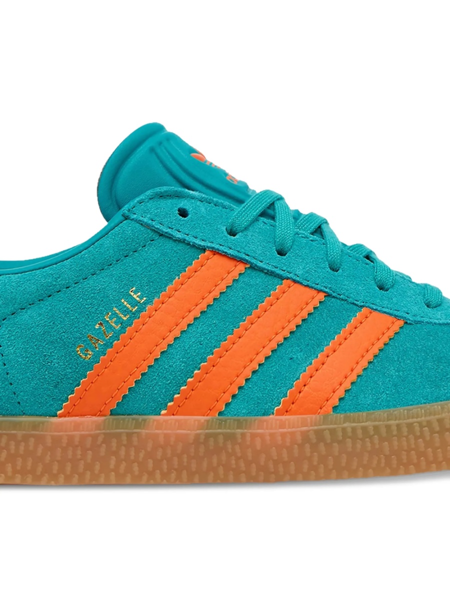 Sneakers adidas Originals albastri din piele intoarsa - Img 2