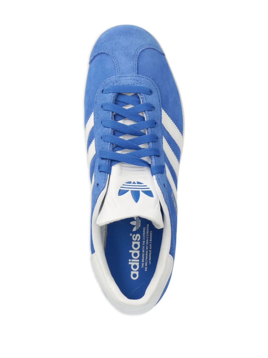 Sneakers adidas Originals albastri din piele intoarsa - Img 4