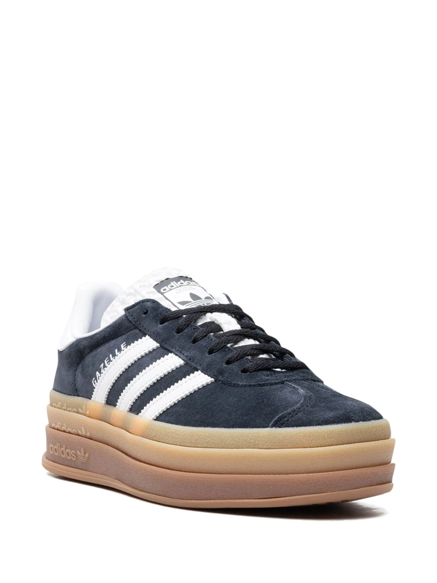 Sneakers adidas Originals negri din piele intoarsa - Img 2