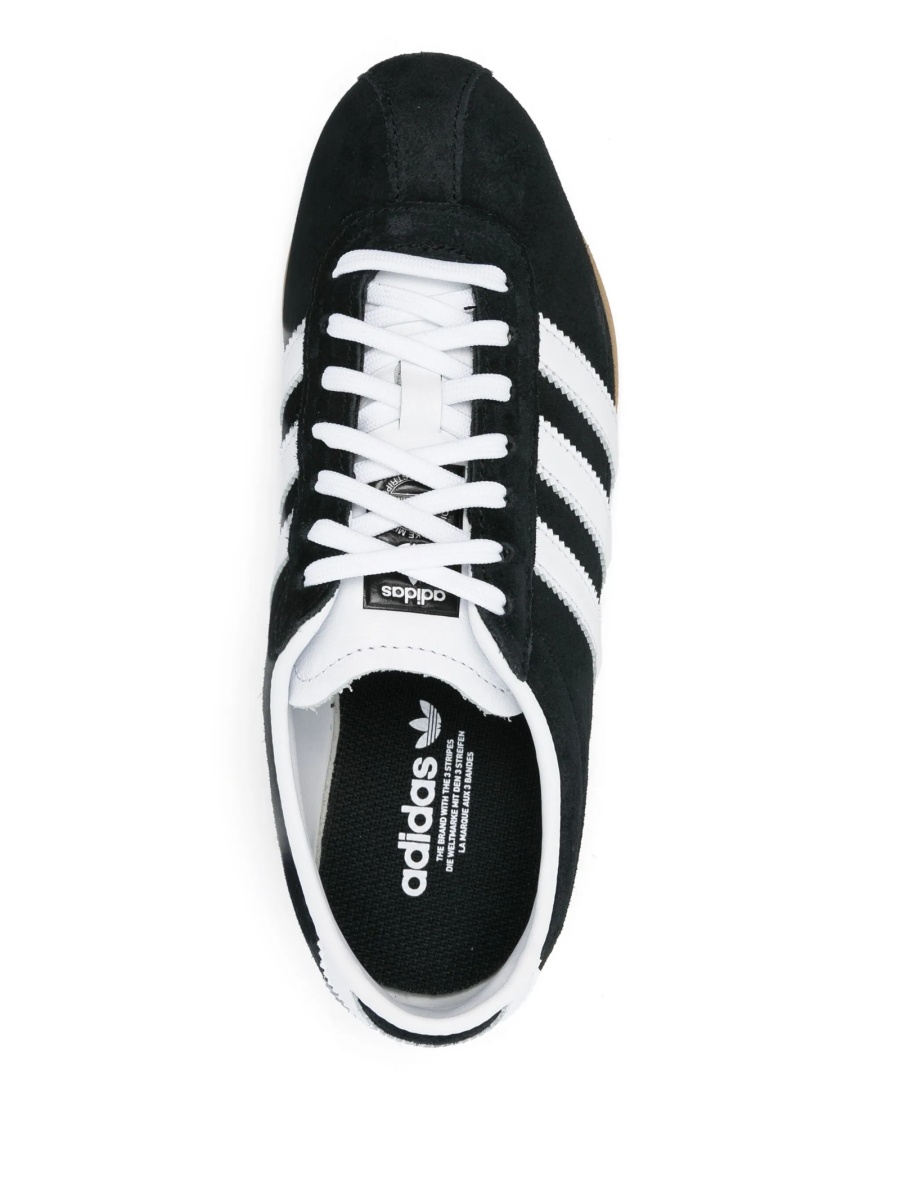 Sneakers adidas Originals negri din piele si poliuretan - Img 4