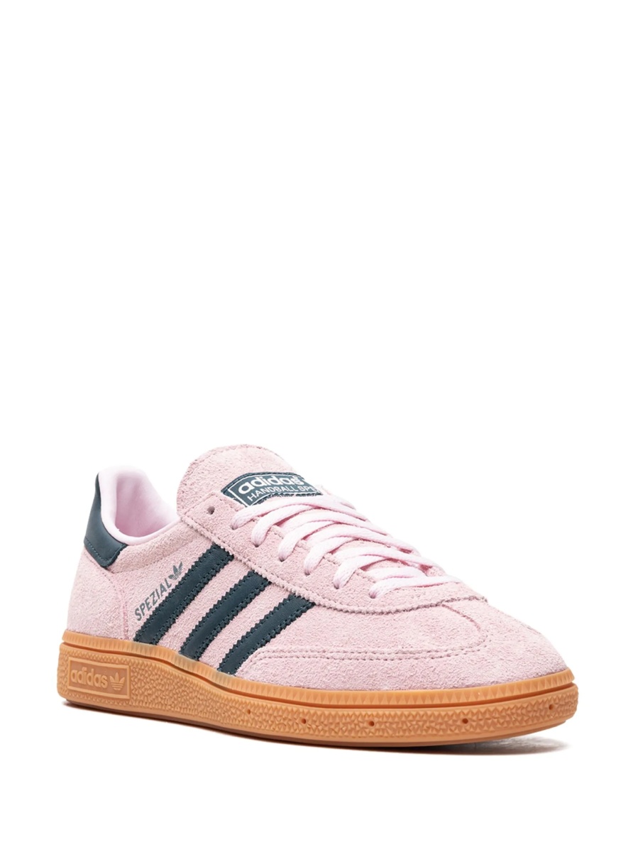 Sneakers adidas Originals roz din piele intoarsa - Img 2