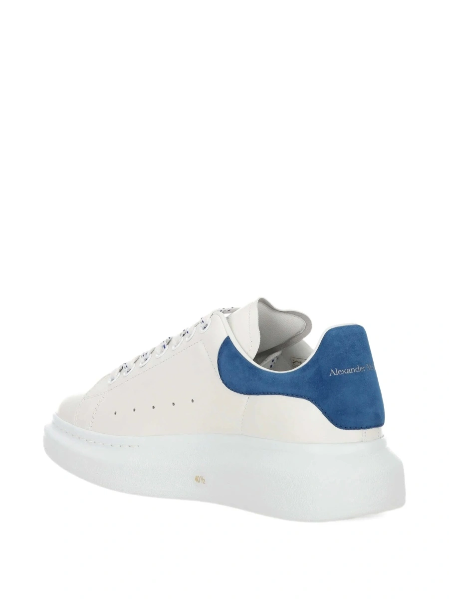 Sneakers Alexander McQueen albi din piele - Img 4